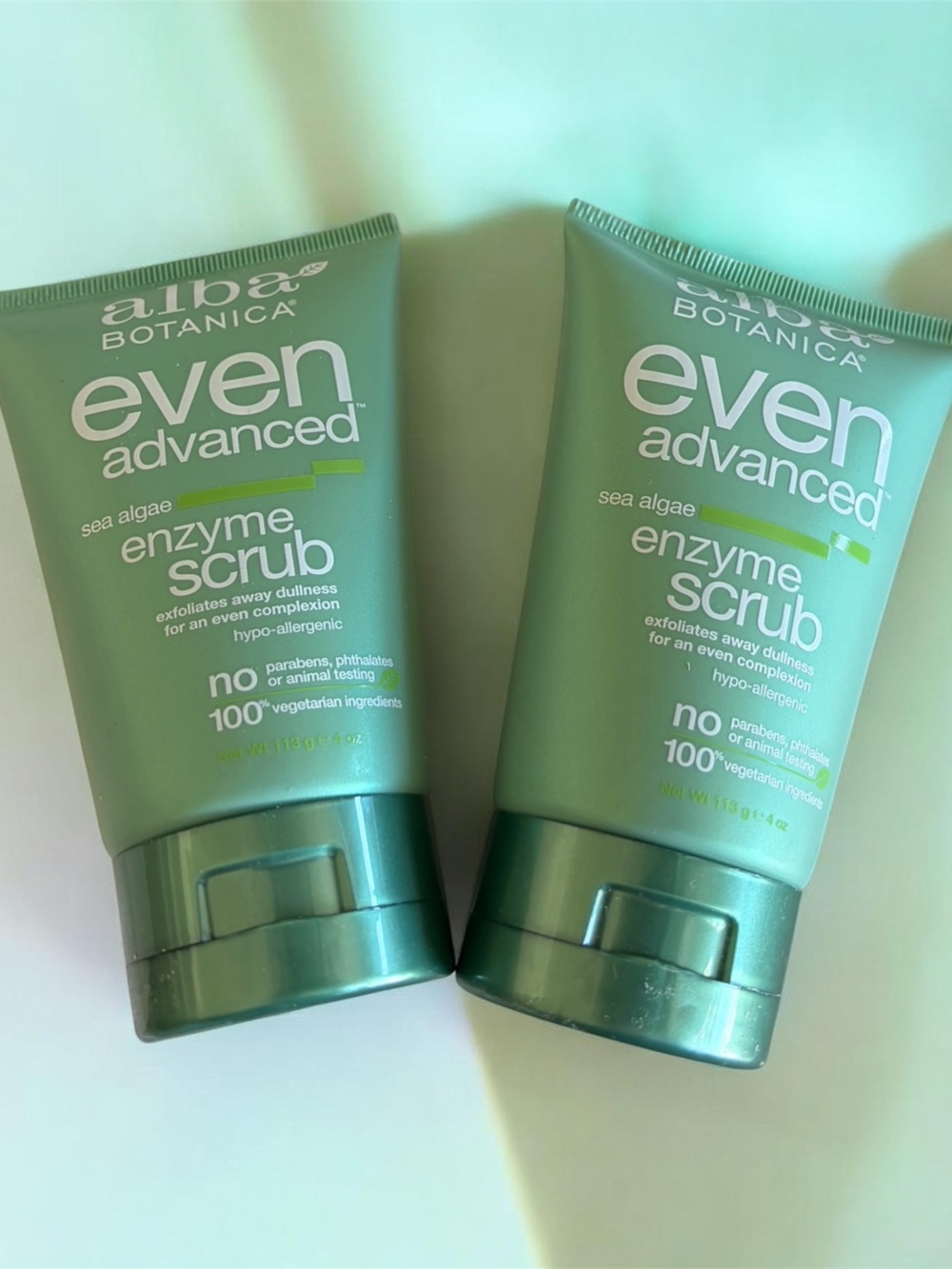 Alba Botanica Even Advanced Sea Algae Enzyme Scrub - Green Tube